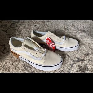 NWT Tan Vans size 6